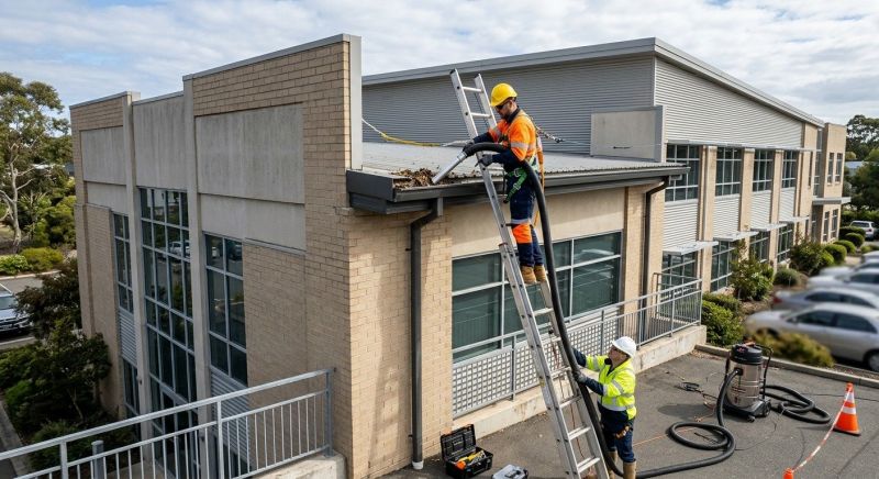 Commercial Gutter Unclogging in Sacramento, CA